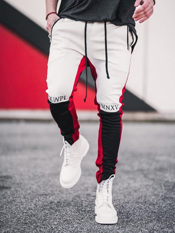 Fashion Casual Paneled Pants